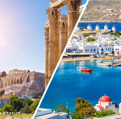 Combiné Athènes / Mykonos, Combiné Grèce & ses îles, Grèce Continentale, Athènes & sa région par Ôvoyages Combiné Athènes / Mykonos, Combiné Grèce & ses îles, Grèce Continentale, Athènes & sa région par Ôvoyages