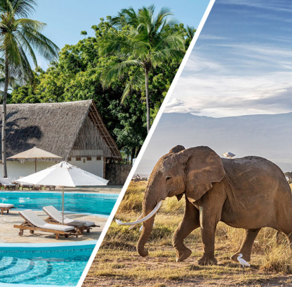Combiné Circuit Amboseli, Tsavo Ouest & Est en 5 nuits + Ôclub Select Diamonds Malindi 5*, Combiné Kenya par Ôvoyages Combiné Circuit Amboseli, Tsavo Ouest & Est en 5 nuits + Ôclub Select Diamonds Malindi 5*, Combiné Kenya par Ôvoyages