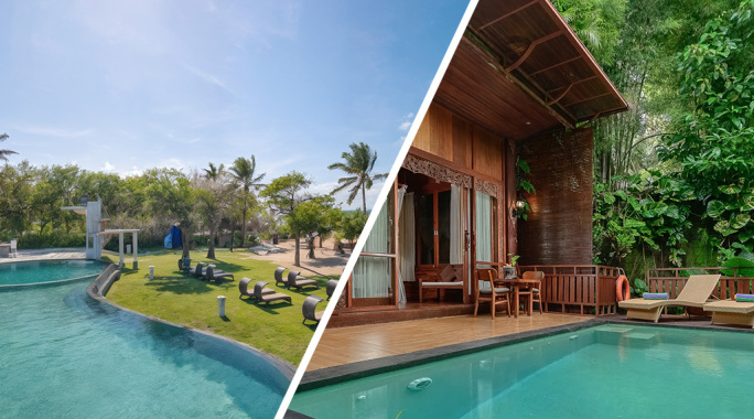 Combiné Ubud & Nusa Dua : Candy Villas by Pramana 4* & Ôclub Select Merusaka Nusa Dua 5*, Séjour Indonésie par Ôvoyages Combiné Ubud & Nusa Dua : Candy Villas by Pramana 4* & Ôclub Select Merusaka Nusa Dua 5*, Séjour Indonésie par Ôvoyages