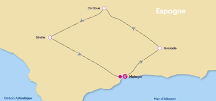 Autotour Ma Douce Andalouse 3* by Ôvoyages, Circuit Espagne & ses îles, Espagne continentale, Andalousie par Ôvoyages Autotour Ma Douce Andalouse 3* by Ôvoyages, Circuit Espagne & ses îles, Espagne continentale, Andalousie par Ôvoyages
