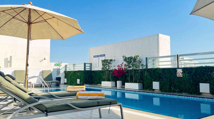 Hôtel Hampton by Hilton Dubai Al Barsha 3*, Séjour Emirats Arabes Unis, Dubaï par Ôvoyages Hôtel Hampton by Hilton Dubai Al Barsha 3*, Séjour Emirats Arabes Unis, Dubaï par Ôvoyages