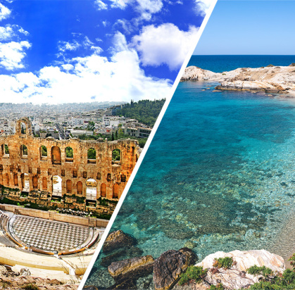 Combiné Athènes & île de Naxos 2* ou 3*, Combiné Grèce & ses îles, Cyclades, Naxos par Ôvoyages Combiné Athènes & île de Naxos 2* ou 3*, Combiné Grèce & ses îles, Cyclades, Naxos par Ôvoyages